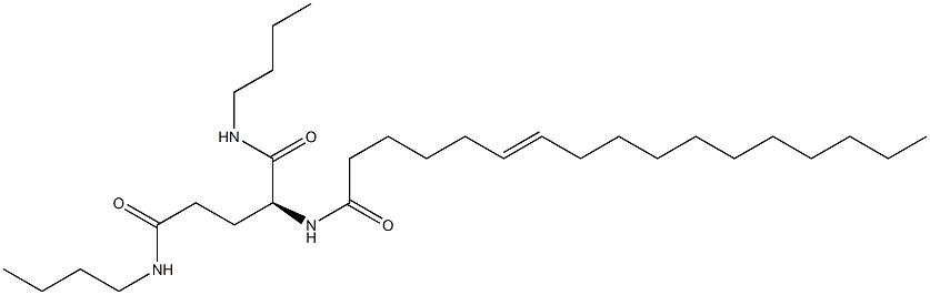 N2-(6-Heptadecenoyl)-N1,N5-dibutylglutaminamide Structure