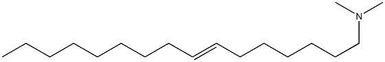 N,N-Dimethyl-7-hexadecen-1-amine Structure