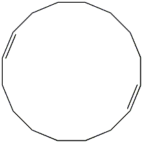 1,9-Cyclohexadecadiene Structure