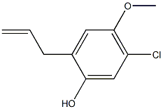  4-Methoxy-5-chloro-2-(2-propenyl)phenol