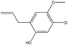 4-Methoxy-5-chloro-2-(2-propenyl)phenol