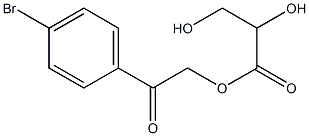 (+)-L-Glyceric acid p-bromophenacyl ester,,结构式