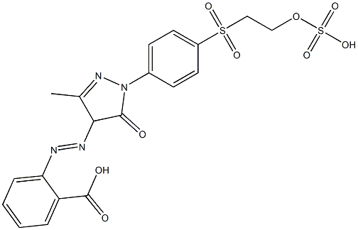 2-[[[4,5-Dihydro-3-methyl-5-oxo-1-[4-[[2-(sulfooxy)ethyl]sulfonyl]phenyl]-1H-pyrazol]-4-yl]azo]benzoic acid