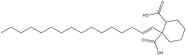 シクロヘキサン-1,2-ジカルボン酸水素1-(1-ヘキサデセニル) 化学構造式