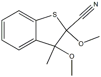 2,3-Dihydro-3-methyl-2,3-dimethoxybenzo[b]thiophene-2-carbonitrile