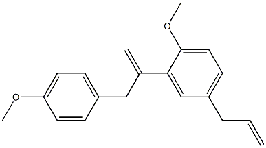  3-(4-Methoxyphenyl)-2-[2-methoxy-5-(2-propenyl)phenyl]propene