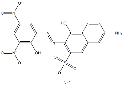 7-Amino-4-hydroxy-3-(2-hydroxy-3,5-dinitrophenylazo)-2-naphthalenesulfonic acid sodium salt