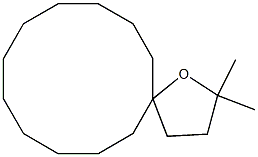 2,2-Dimethyl-1-oxaspiro[4.11]hexadecane Struktur