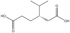 [S,(-)]-3-Isopropyladipic acid Struktur