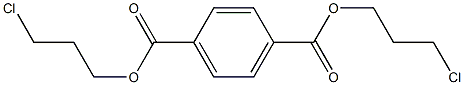 1,4-Benzenedicarboxylic acid bis(3-chloropropyl) ester Structure