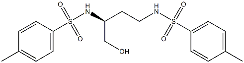 (+)-N,N'-[(S)-1-(Hydroxymethyl)trimethylene]bis(p-toluenesulfonamide) Struktur