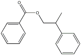 安息香酸2-フェニルプロピル 化学構造式