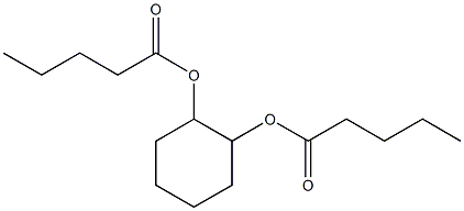 Divaleric acid 1,2-cyclohexanediyl ester 结构式