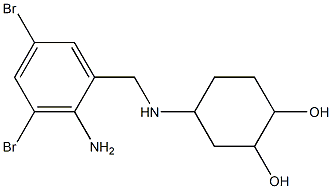  4-[(2-Amino-3,5-dibromobenzyl)amino]cyclohexane-1,2-diol