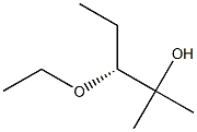 [R,(+)]-3-エトキシ-2-メチル-2-ペンタノール 化学構造式