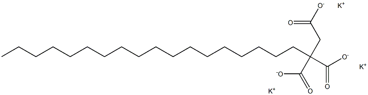 1,2,2-Icosanetricarboxylic acid tripotassium salt 结构式