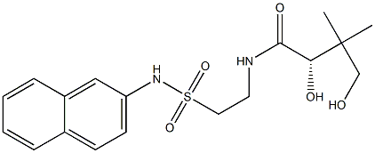 [S,(-)]-2,4-Dihydroxy-3,3-dimethyl-N-[2-(2-naphtylsulfamoyl)ethyl]butyramide|