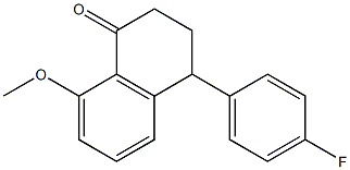 3,4-Dihydro-8-methoxy-4-(4-fluorophenyl)naphthalen-1(2H)-one