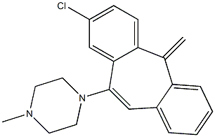 8-Chloro-10-(4-methylpiperazino)-5-methylene-5H-dibenzo[a,d]cycloheptene