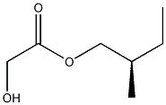 (-)-Glycolic acid (R)-2-methylbutyl ester 结构式