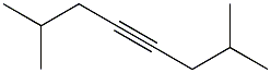 2,7-Dimethyl-4-octyne Structure