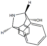 (5R,10R,11R)-10,11-Dihydro-11-hydroxy-5H-dibenzo[a,d]cyclohepten-5,10-imine Struktur