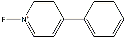 1-Fluoro-4-phenylpyridinium 结构式