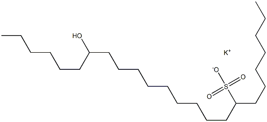 18-Hydroxytetracosane-8-sulfonic acid potassium salt