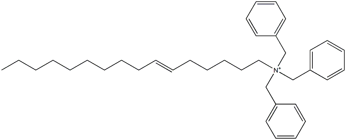 (6-Hexadecenyl)tribenzylaminium,,结构式