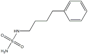 N-(4-フェニルブチル)スルファミド 化学構造式