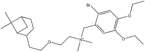  2-Bromo-N-[2-[2-(6,6-dimethylbicyclo[3.1.1]heptan-2-yl)ethoxy]ethyl]-4,5-diethoxy-N,N-dimethylbenzenemethanaminium