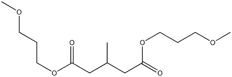 3-Methylglutaric acid bis(3-methoxypropyl) ester Structure