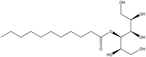D-マンニトール4-ウンデカノアート 化学構造式