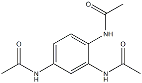 N,N',N''-Triacetyl-1,2,4-benzenetriamine Struktur