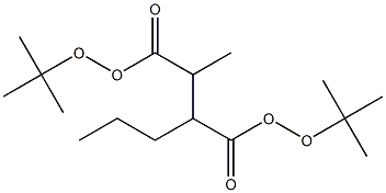 Hexane-2,3-di(peroxycarboxylic acid)di-tert-butyl ester Structure