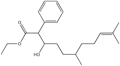 3-Hydroxy-2-phenyl-3-(3,7-dimethyl-6-octen-1-yl)propanoic acid ethyl ester