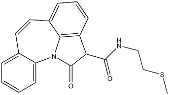 1,2-Dihydro-1-oxo-N-(2-methylthioethyl)indolo[1,7-ab][1]benzazepine-2-carboxamide