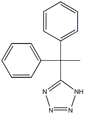 5-(1,1-Diphenylethyl)-1H-tetrazole Structure