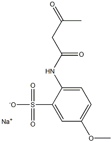  2-(Acetoacetylamino)-5-methoxybenzenesulfonic acid sodium salt