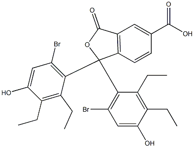 1,1-Bis(6-bromo-2,3-diethyl-4-hydroxyphenyl)-1,3-dihydro-3-oxoisobenzofuran-5-carboxylic acid