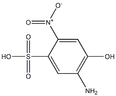 5-Amino-4-hydroxy-2-nitrobenzenesulfonic acid Structure