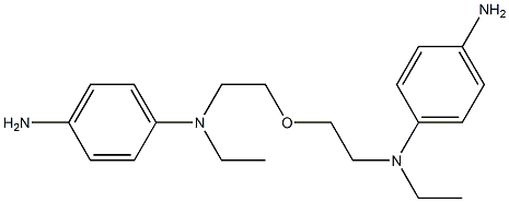 Bis[2-[N-(p-aminophenyl)-N-ethylamino]ethyl] ether,,结构式