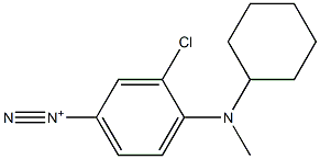  3-Chloro-4-[cyclohexyl(methyl)amino]benzenediazonium