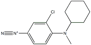 3-Chloro-4-[cyclohexyl(methyl)amino]benzenediazonium