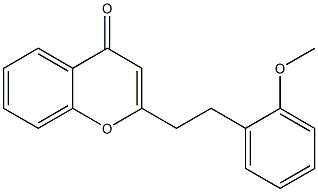 2-(o-Methoxyphenethyl)-4H-1-benzopyran-4-one Struktur