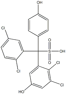  (2,5-Dichlorophenyl)(2,3-dichloro-5-hydroxyphenyl)(4-hydroxyphenyl)methanesulfonic acid