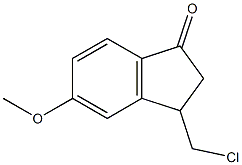 5-Methoxy-3-(chloromethyl)-2,3-dihydro-1H-inden-1-one Structure