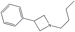 1-Butyl-3-phenylazetidine Structure