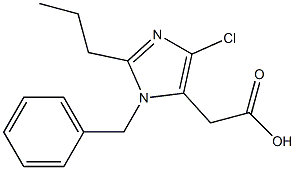 4-Chloro-2-propyl-1-(benzyl)-1H-imidazole-5-acetic acid