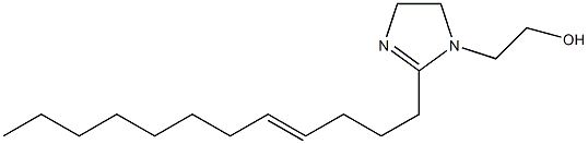 1-(2-ヒドロキシエチル)-2-(4-ドデセニル)-2-イミダゾリン 化学構造式